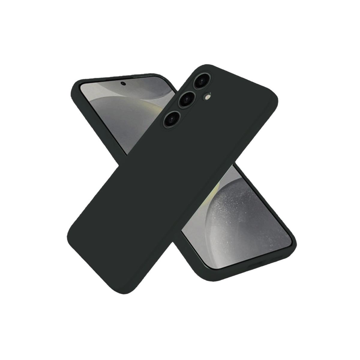 Samsung Galaxy S25 Kılıf Nano İçi Kadife Silikon - Siyah
