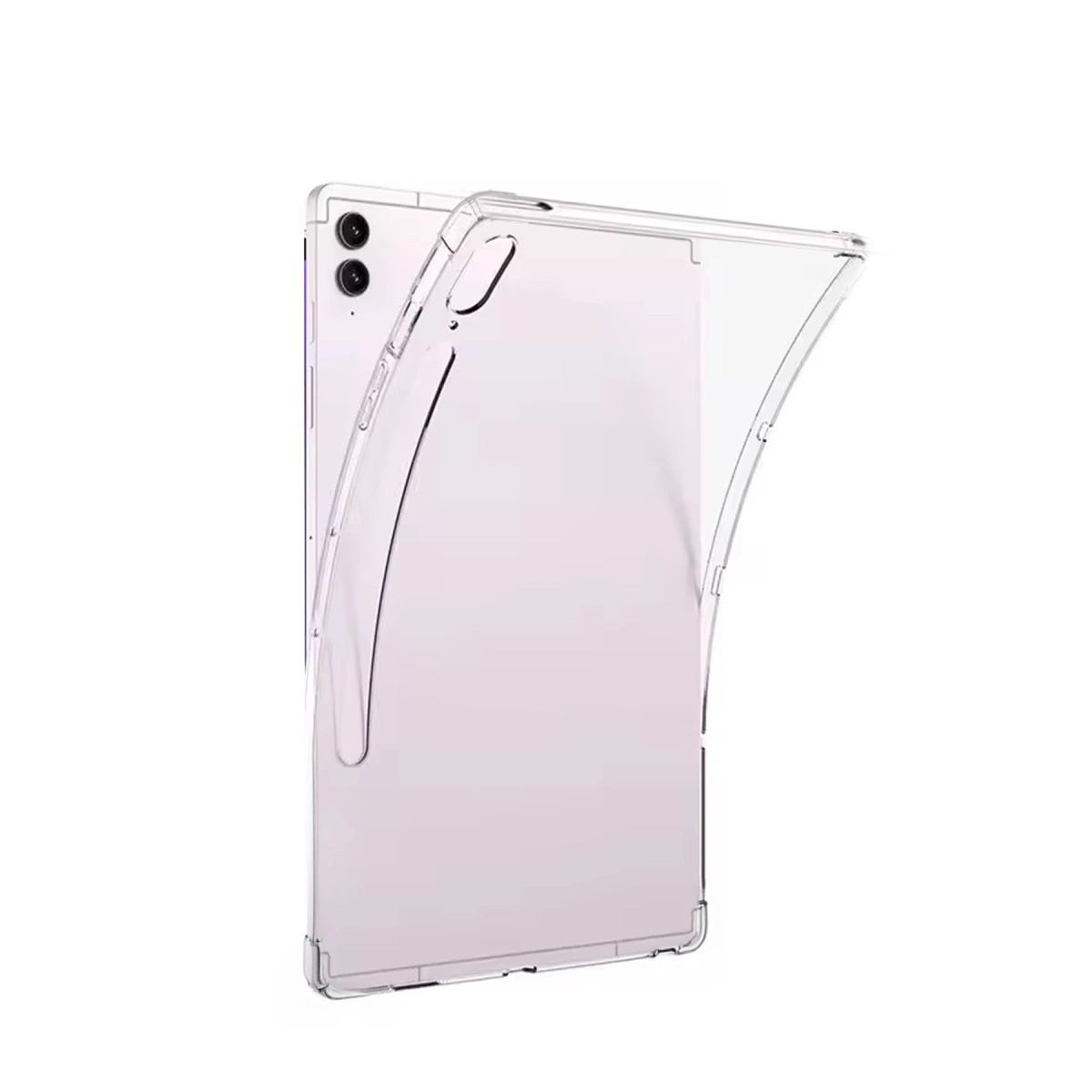 Samsung Galaxy Tab S10 Fe Plus 13.1 Kılıf Anti Shock Tablet Silikon - Şeffaf