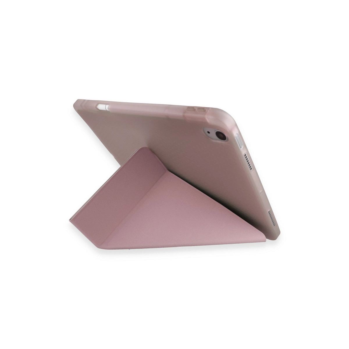Huawei Honor Pad V9 Kılıf Kalemlikli Mars Tablet Kılıfı - Rose Gold