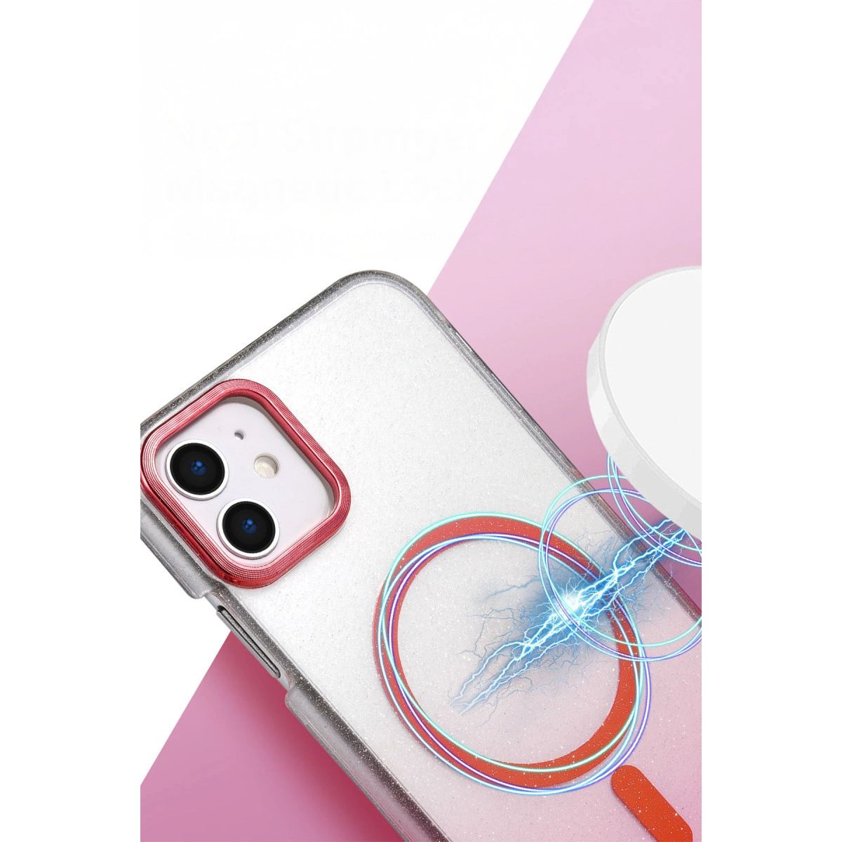 Apple İphone 11 Glossy Magsafe Kapak - Siyah