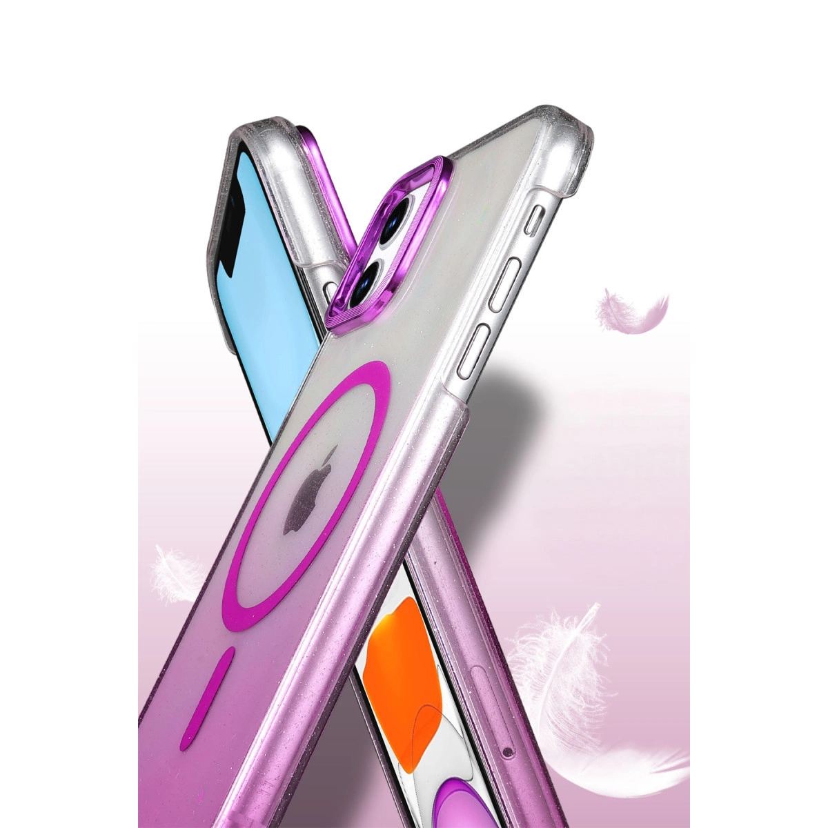 Apple İphone 11 Glossy Magsafe Kapak - Siyah