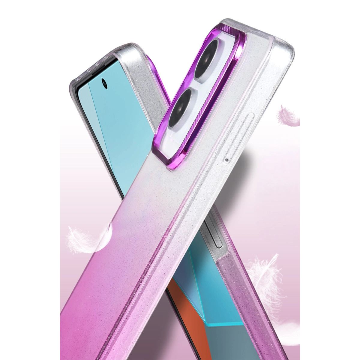 Xiaomi Redmi Note 13 Pro 4g Glossy Kapak - Çöl Titanyum