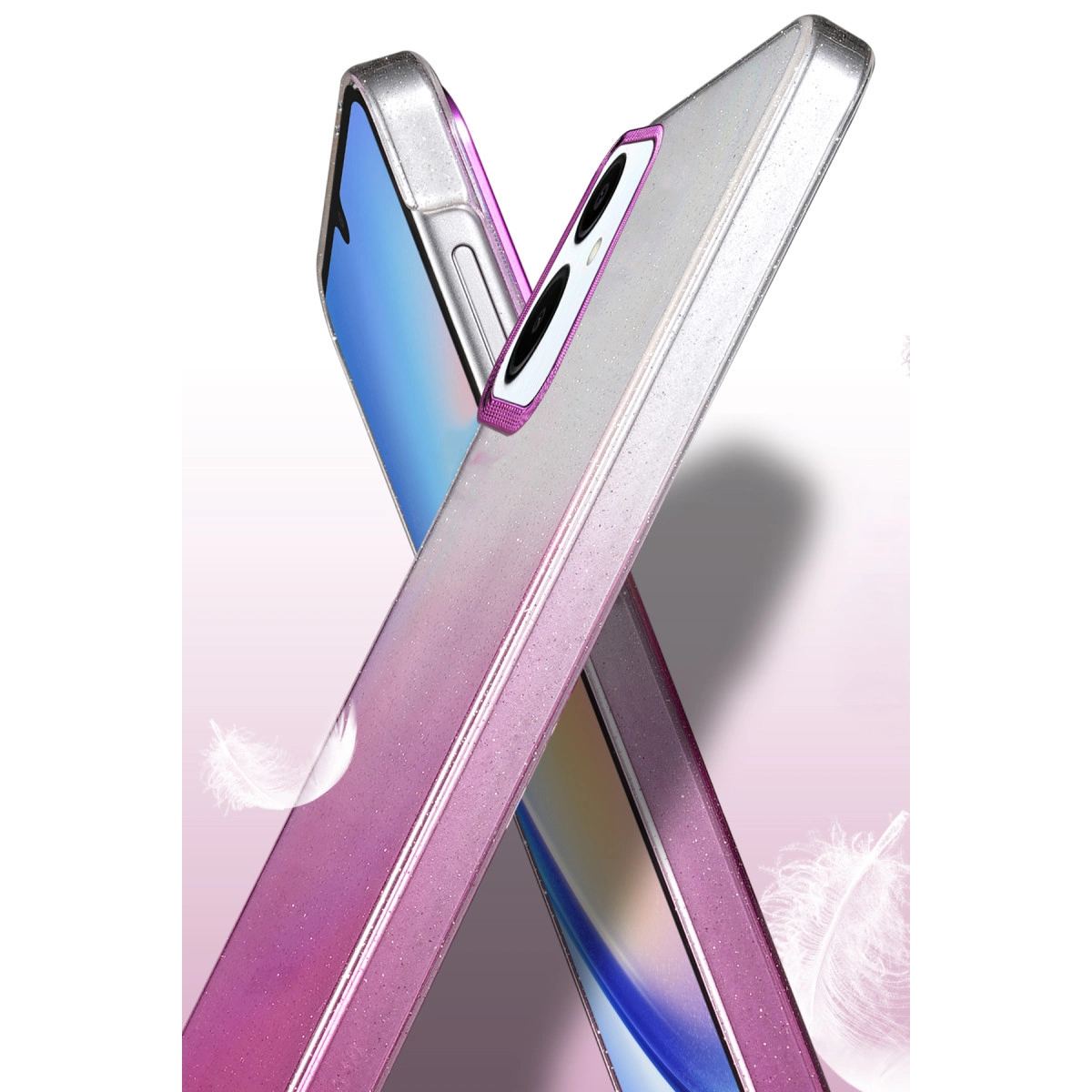 Samsung Galaxy A06 Glossy Kapak - Mor