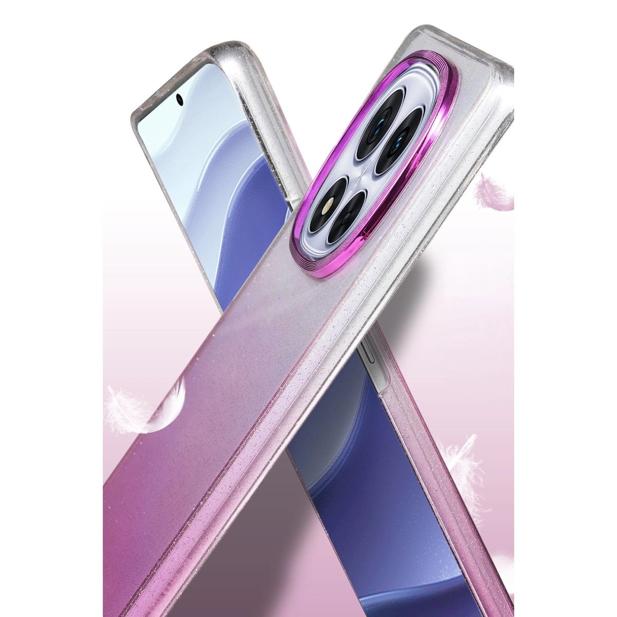 Xiaomi Redmi Note 14 Pro Plus Glossy Kapak - Mor