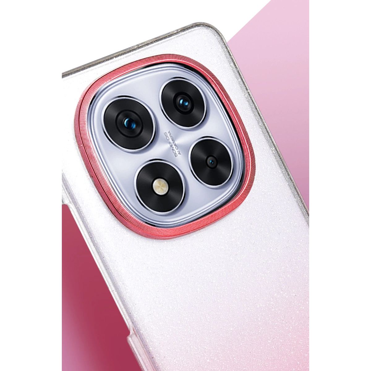 Xiaomi Redmi Note 14 Pro Plus Glossy Kapak - Pembe