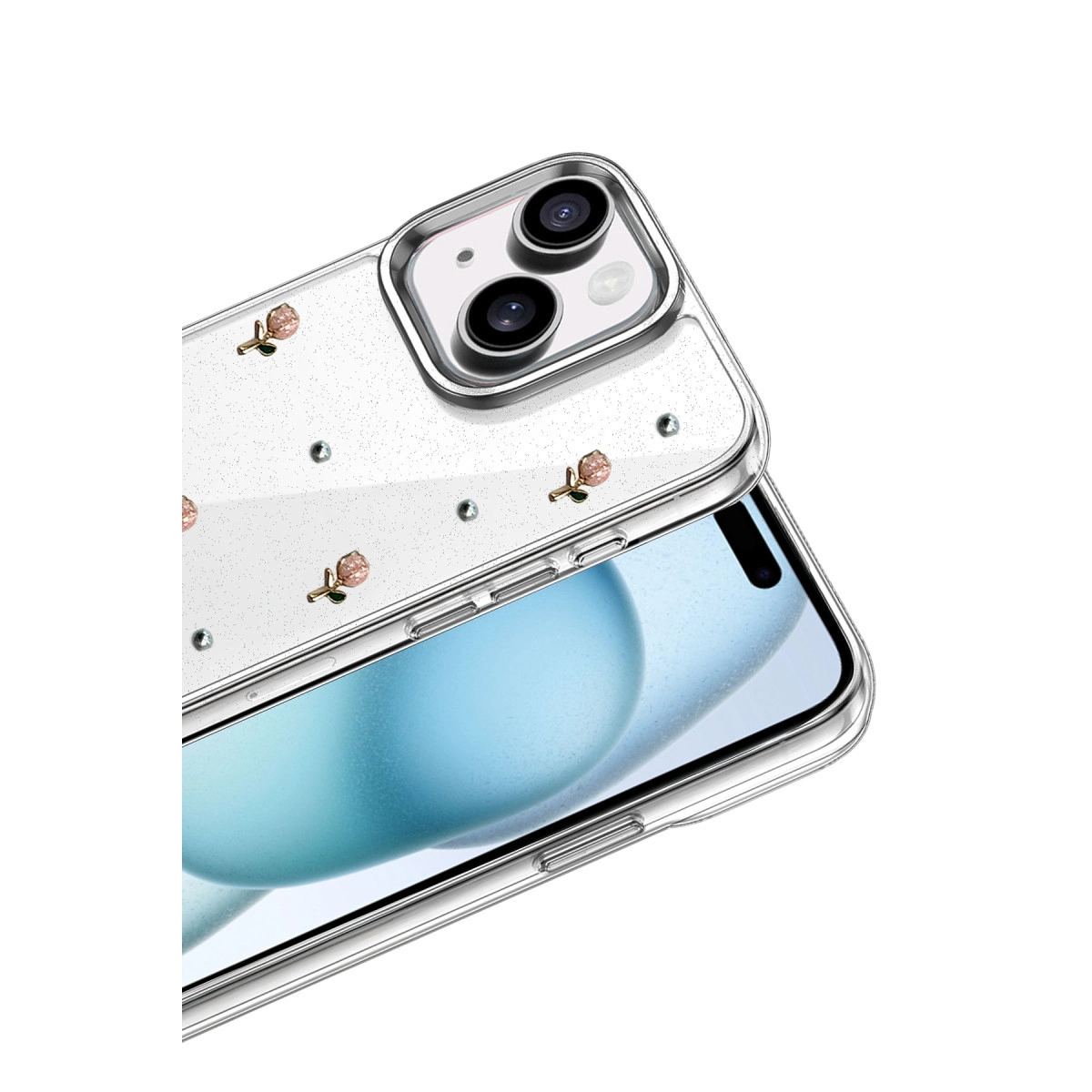 Apple İphone 14 Fiyonk Desenli Kapak - Desen 6