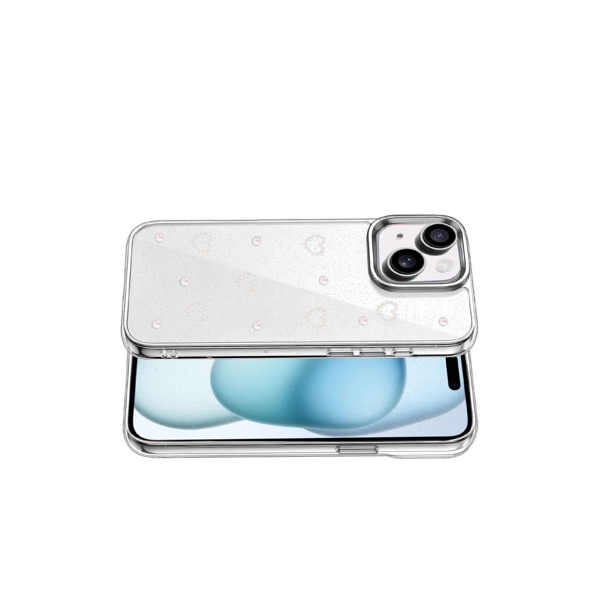 Apple İphone 14 Fiyonk Desenli Kapak - Desen 10