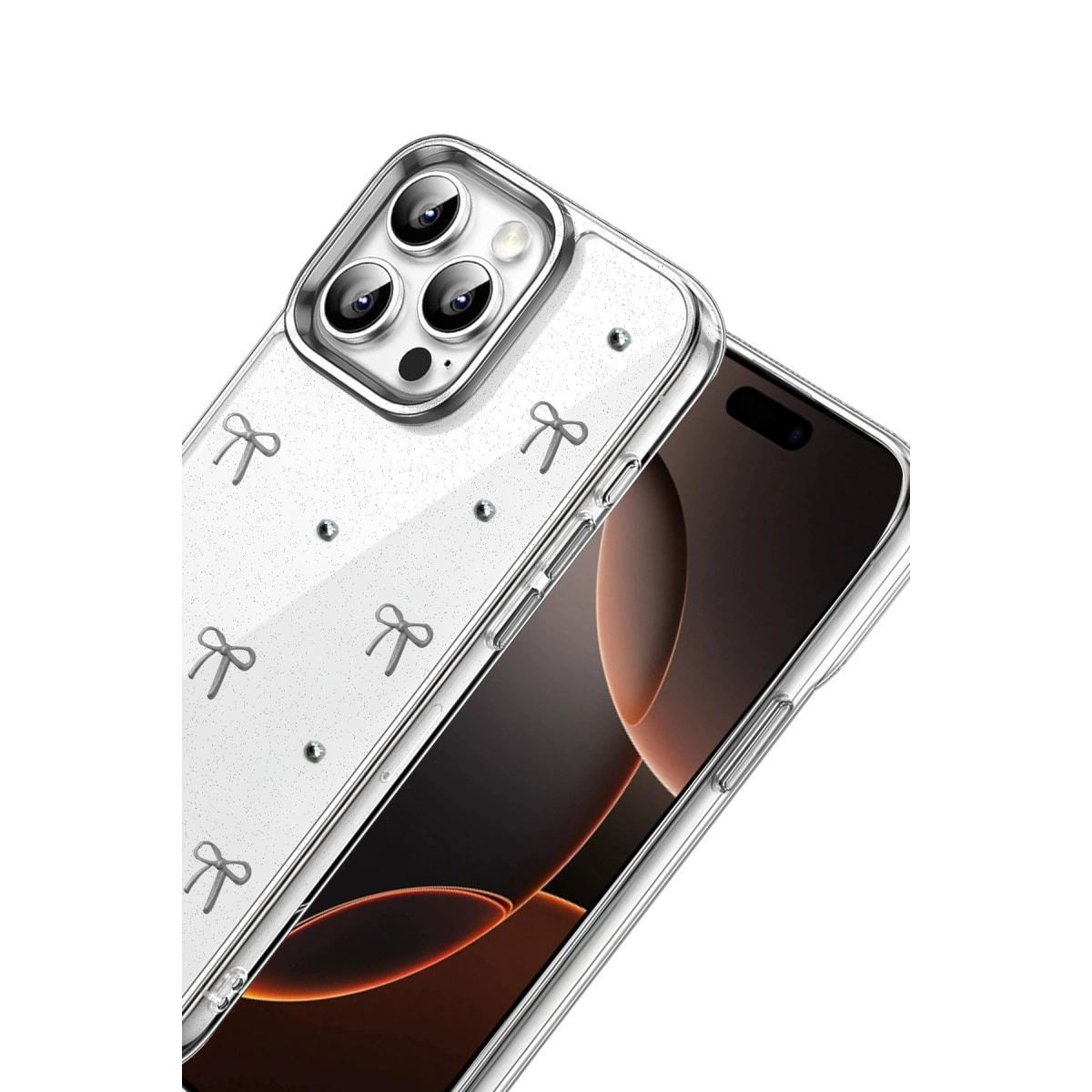Apple İphone 15 Pro Max Fiyonk Desenli Kapak - Desen 5