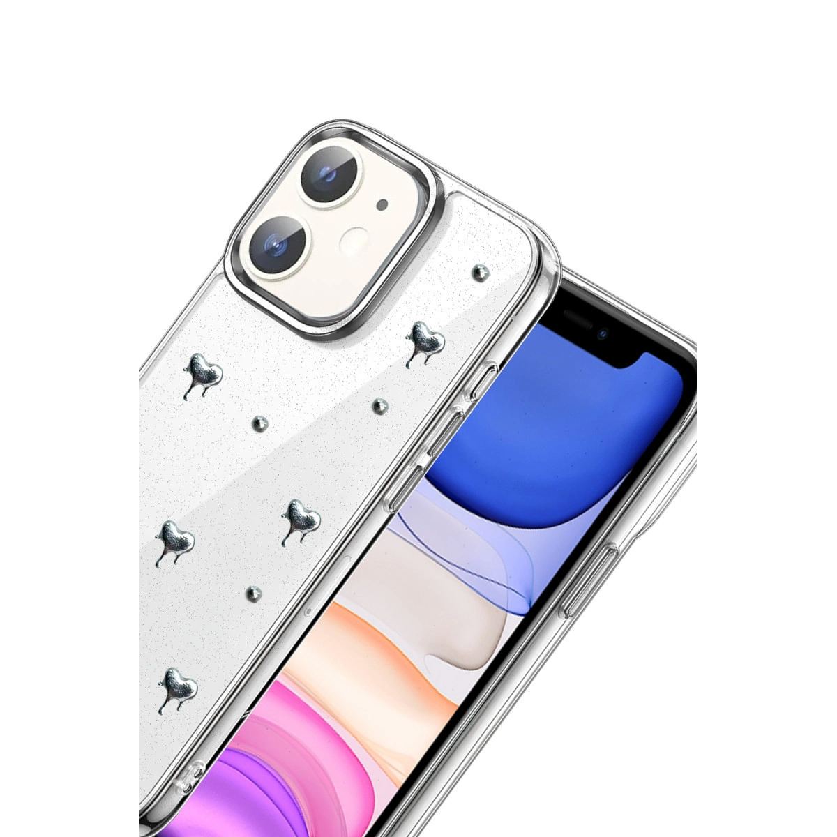 Apple İphone 11 Fiyonk Desenli Kapak - Desen 1