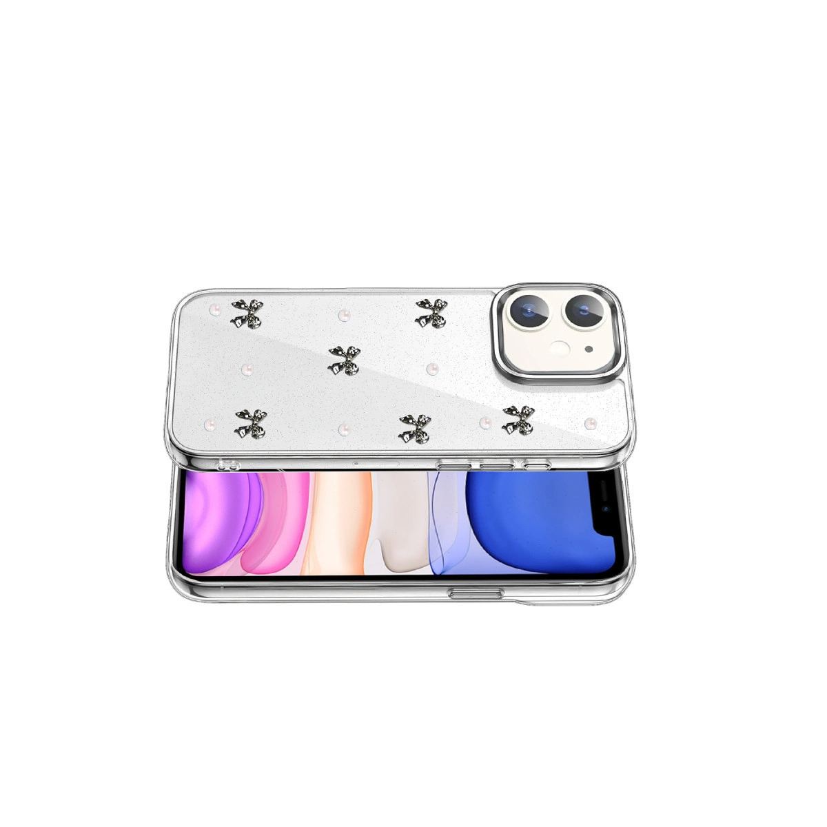 Apple İphone 11 Fiyonk Desenli Kapak - Desen 8