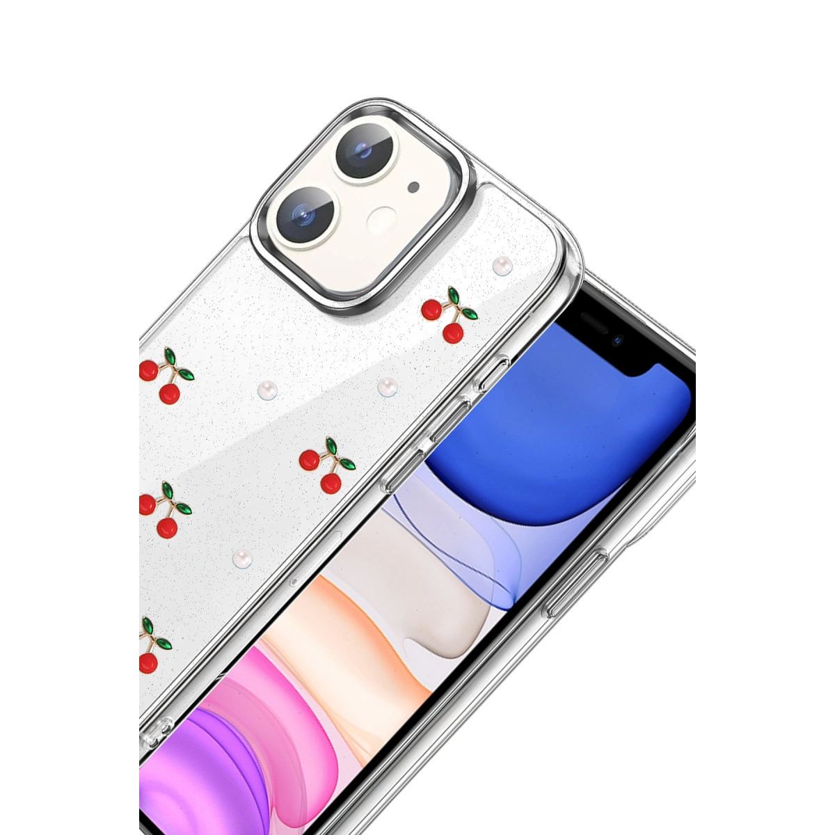 Apple İphone 11 Fiyonk Desenli Kapak - Desen 9