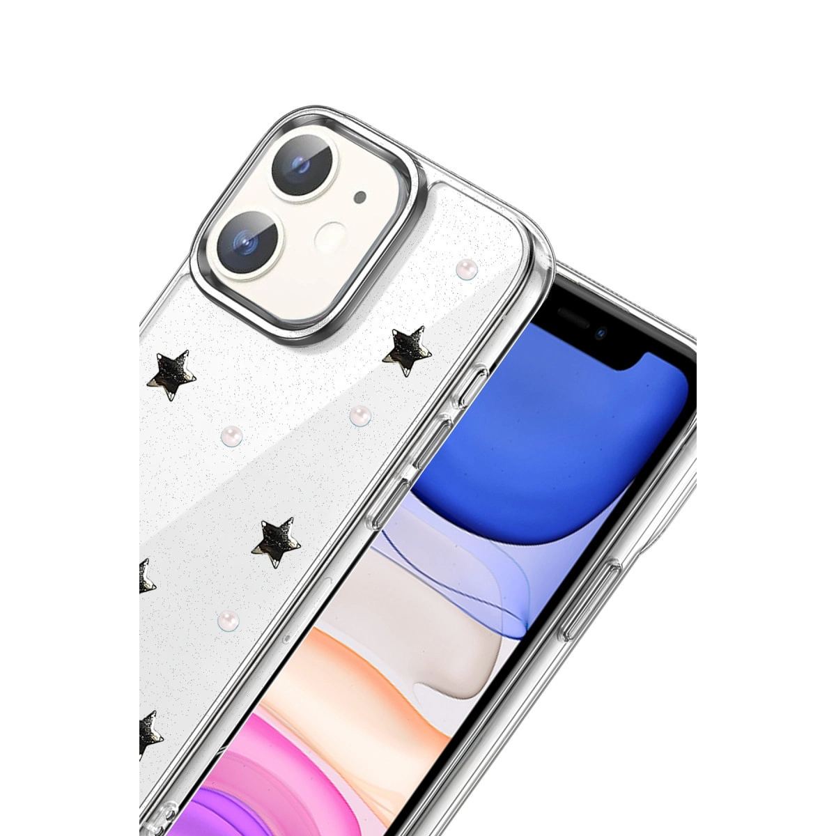 Apple İphone 12 Fiyonk Desenli Kapak - Desen 7