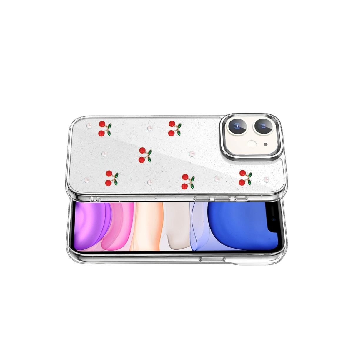 Apple İphone 12 Fiyonk Desenli Kapak - Desen 9
