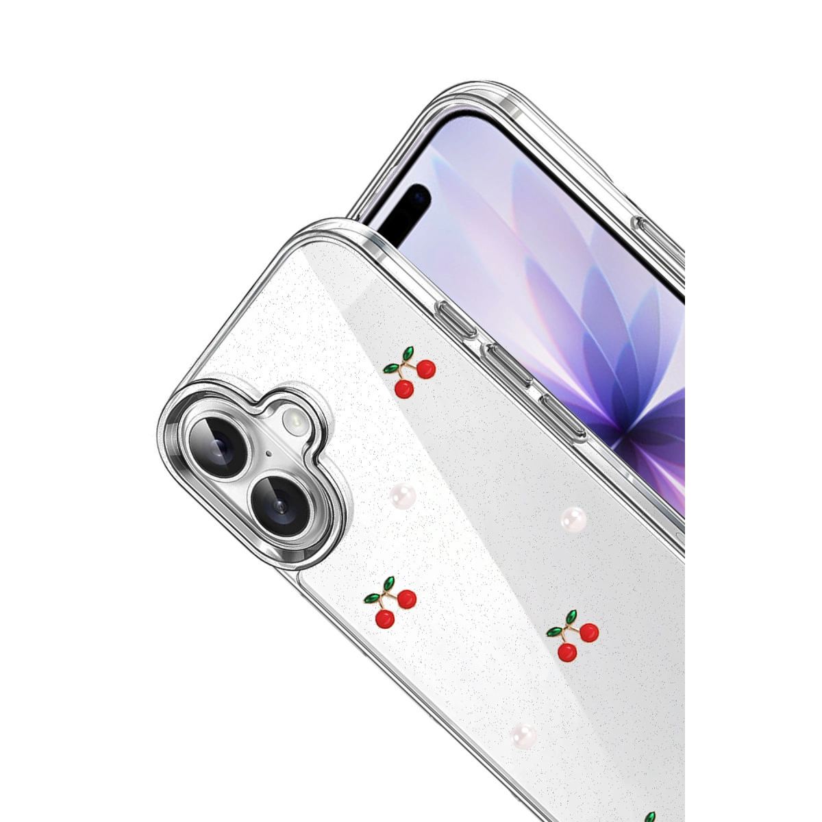 Apple İphone 16 Fiyonk Desenli Kapak - Desen 9