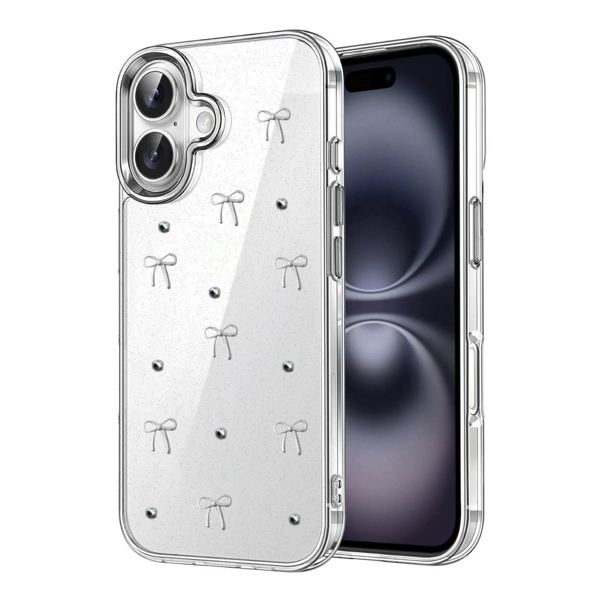 Apple İphone 16 Plus Fiyonk Desenli Kapak - Desen 5