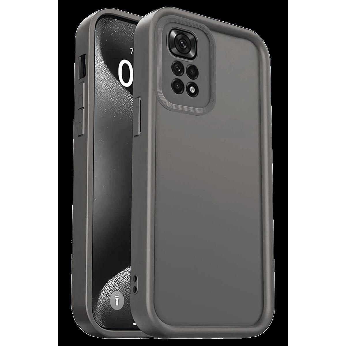 Xiaomi Redmi 10 2022 Kılıf Viera Silikon - Gri