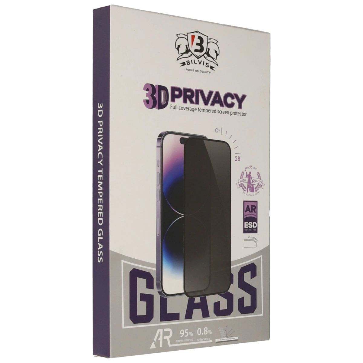 Samsung Galaxy S25 Edge Bilvis 3d Hayalet Cam Ekran Koruyucu