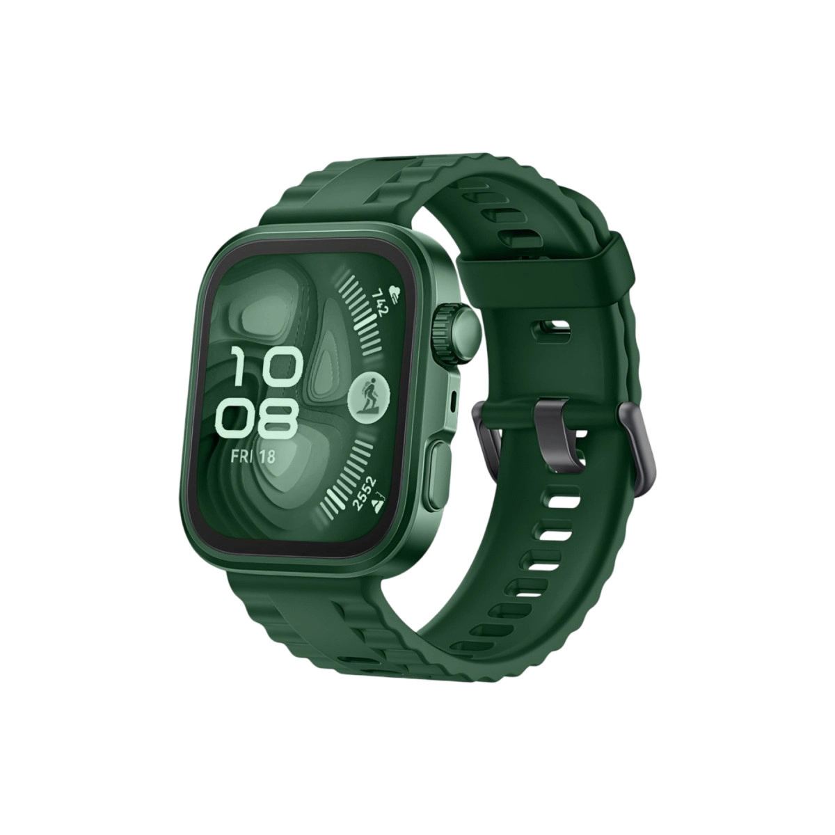 Huawei Fit 4 Nova Silikon Kordon (saat Değildir) - Koyu Yeşil