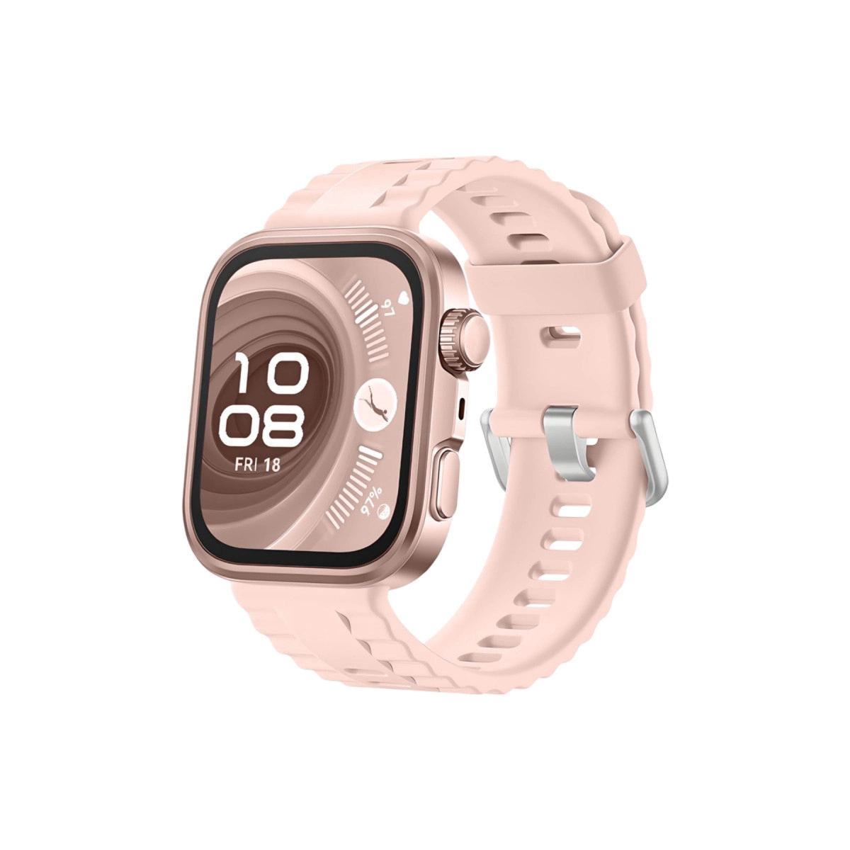 Huawei Fit 4 Nova Silikon Kordon (saat Değildir) - Pembe