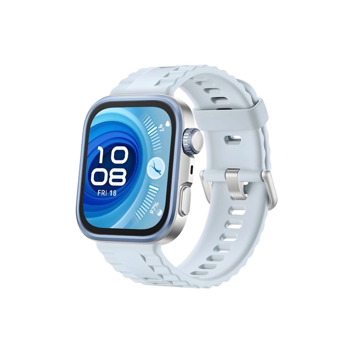 Huawei Fit 4 Nova Silikon Kordon (saat Değildir) - Açık Mavi
