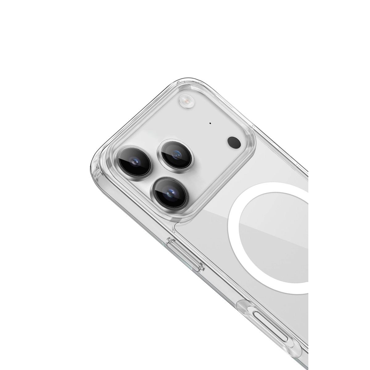 Apple İphone 17 Pro Kılıf Pc Real Magsafe Kapak - Şeffaf