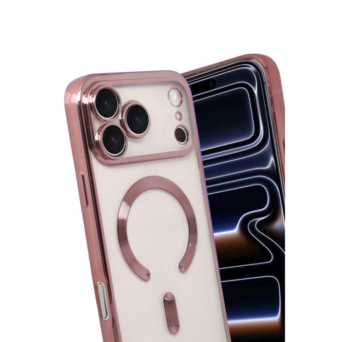 Apple İphone 17 Pro Kross Magneticsafe Kapak - Rose