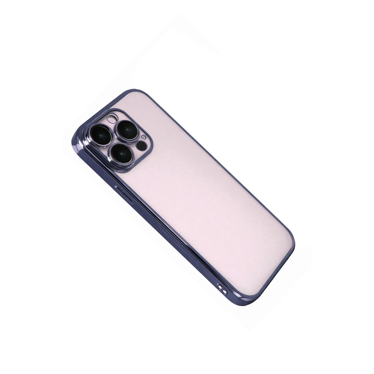 Apple İphone 15 Pro Max Razer Lensli Silikon - Lacivert