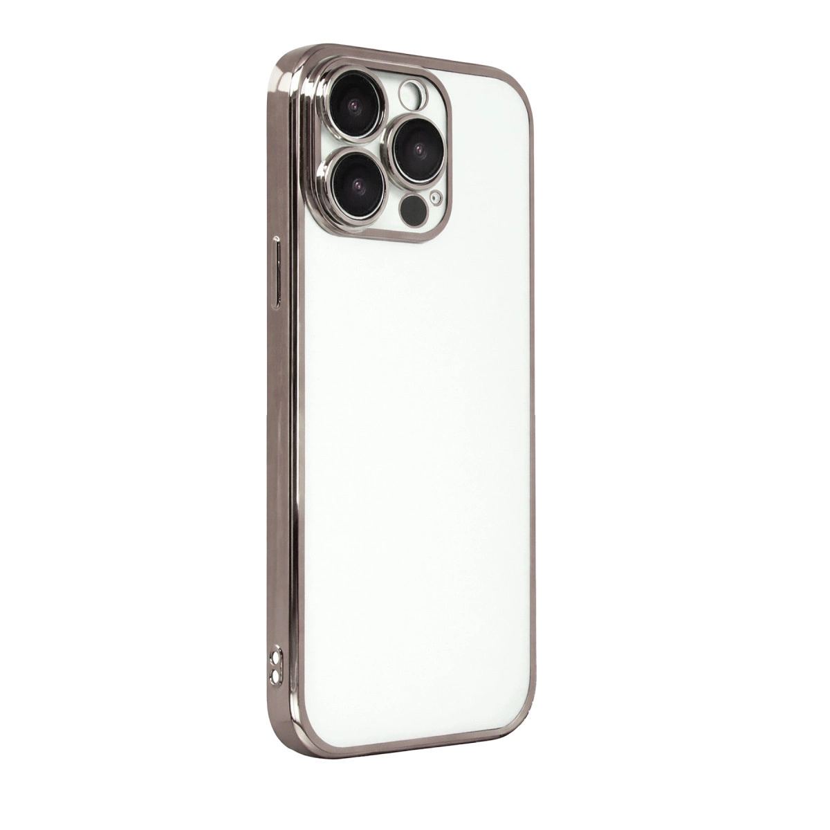 Apple İphone 15 Pro Max Razer Lensli Silikon - Titan Gri