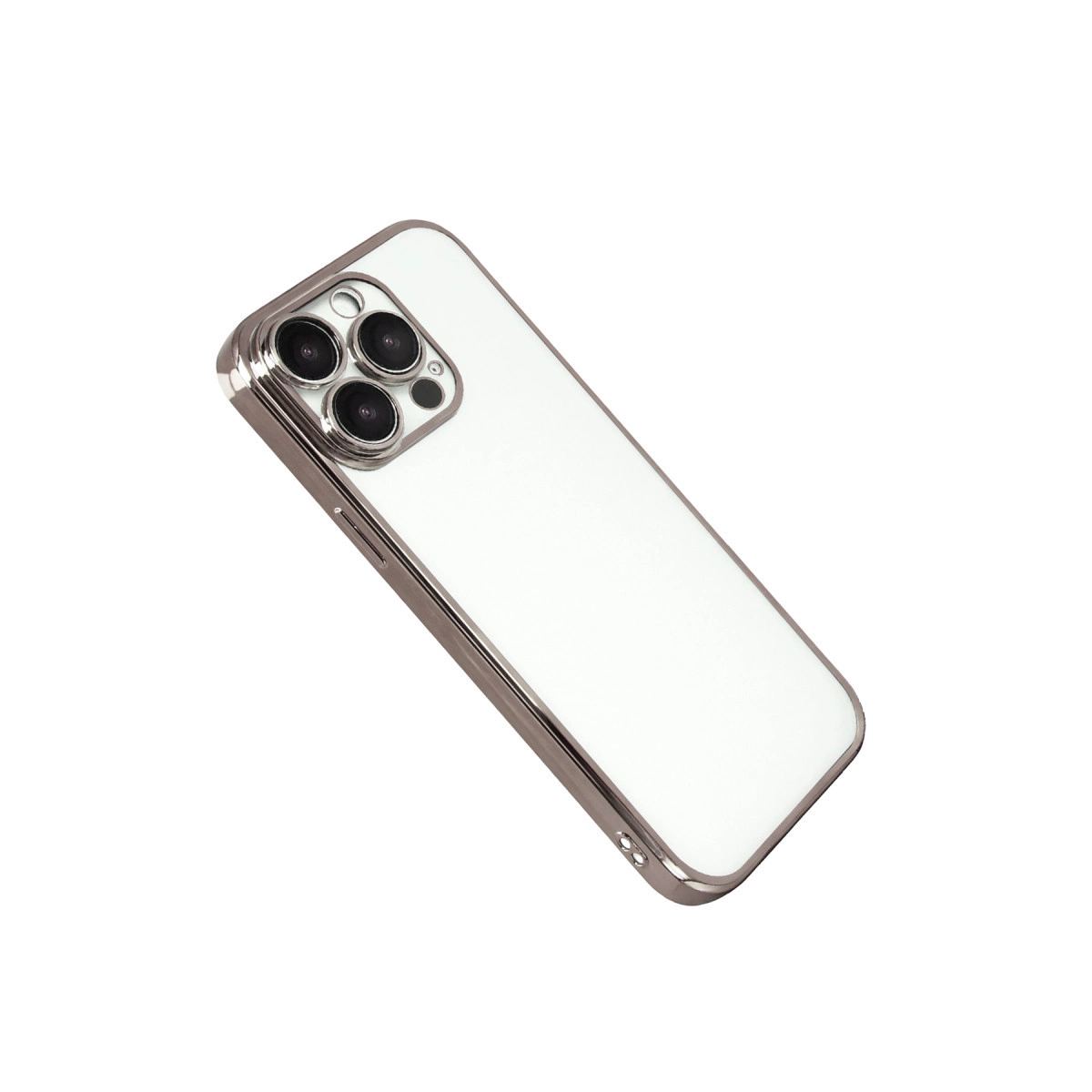 Apple İphone 15 Pro Max Razer Lensli Silikon - Titan Gri