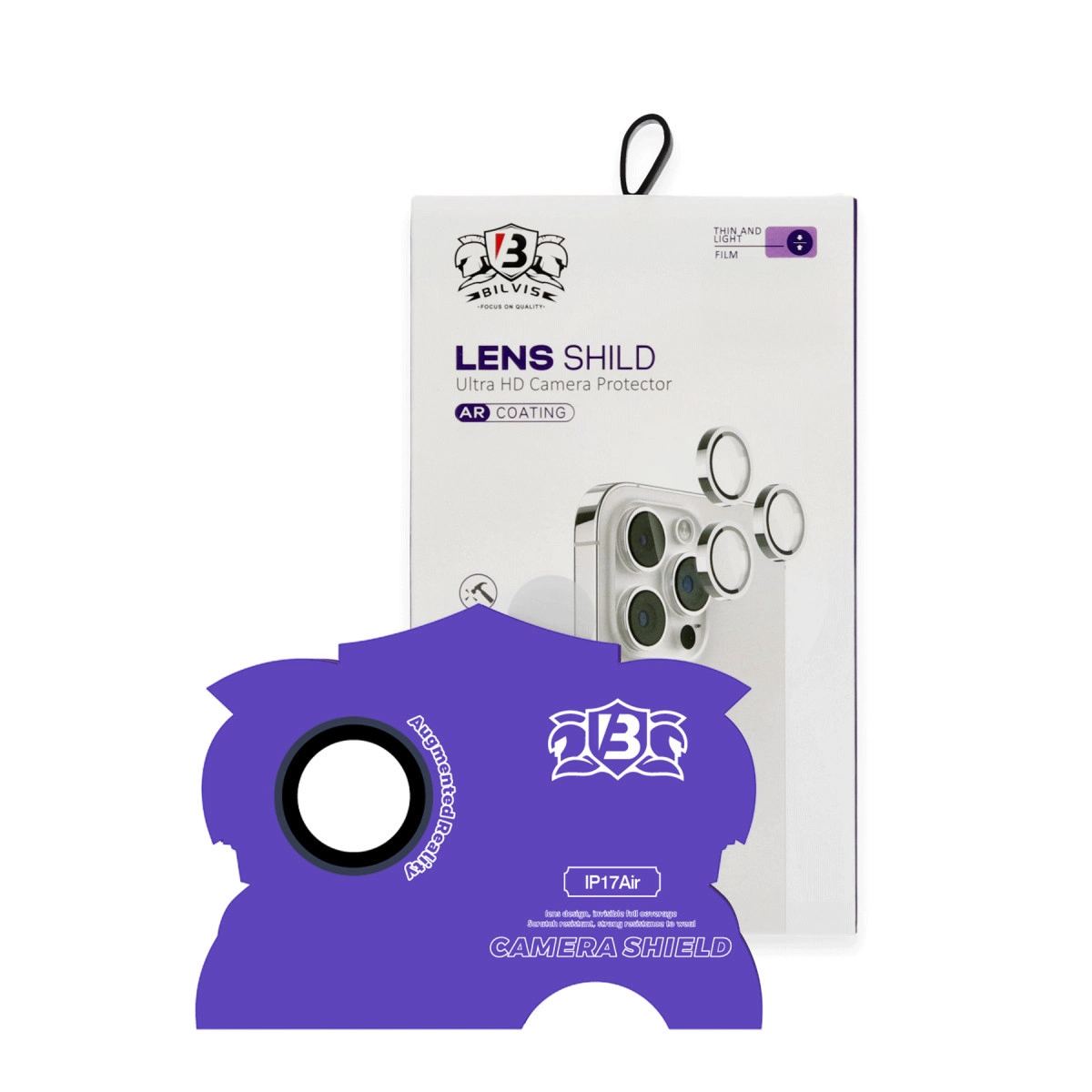 Apple İphone 17 Air Bilvis Titan Kamera Lens - Lacivert