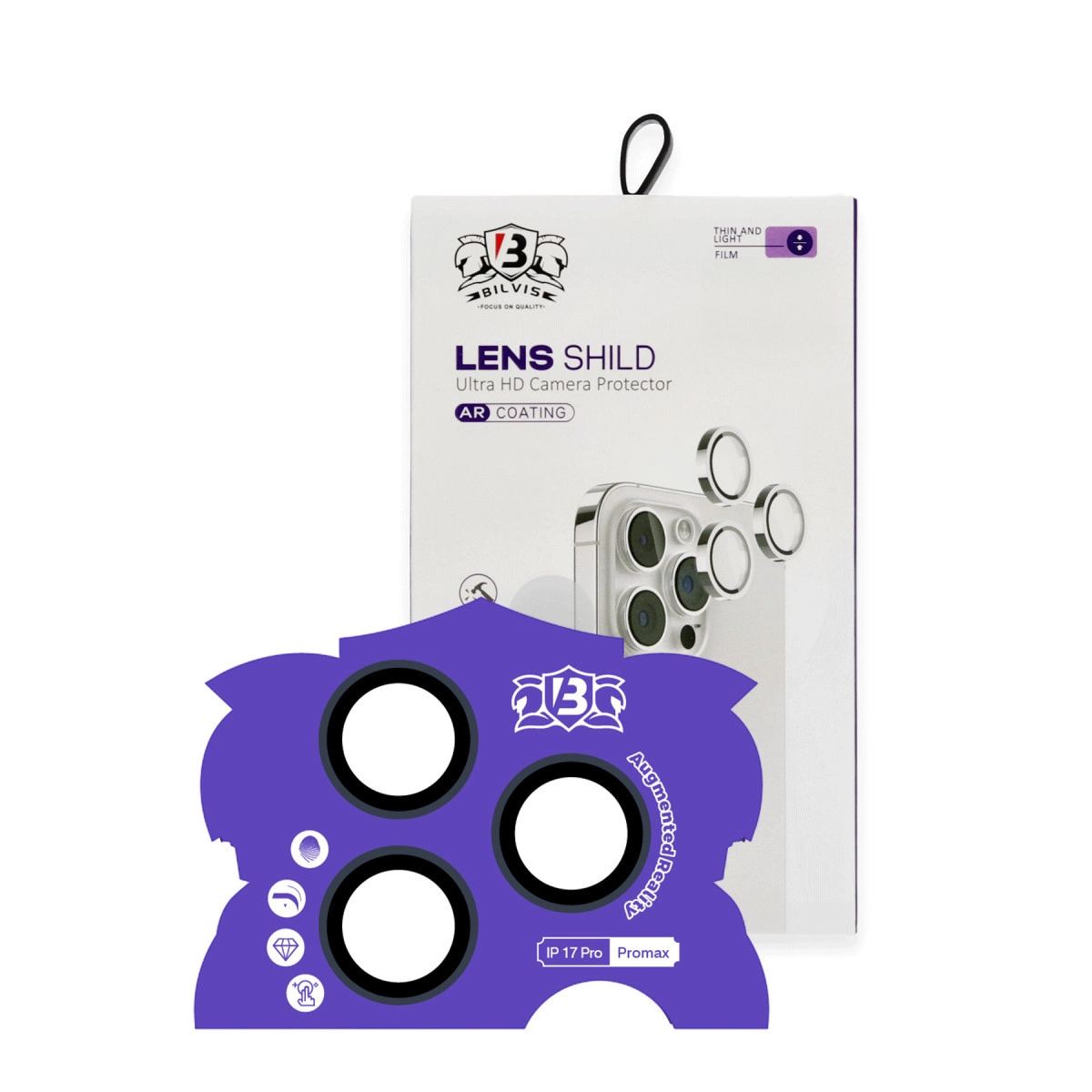 Apple İphone 17 Pro Max Bilvis Titan Kamera Lens - Lacivert