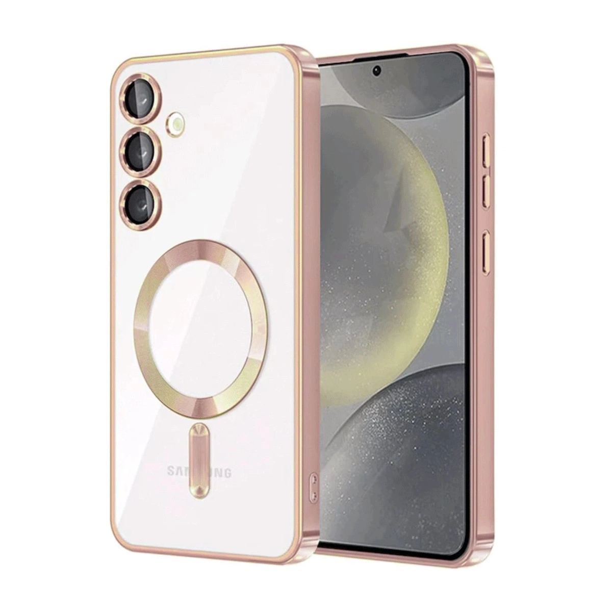 Samsung Galaxy A35 5g Kross Magneticsafe Kapak - Rose