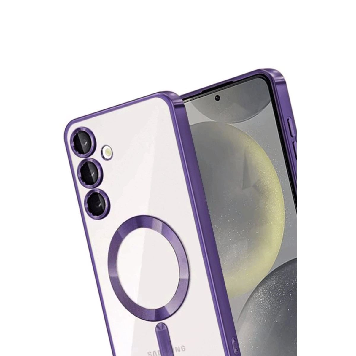 Samsung Galaxy A55 5g Kross Magneticsafe Kapak - Mor
