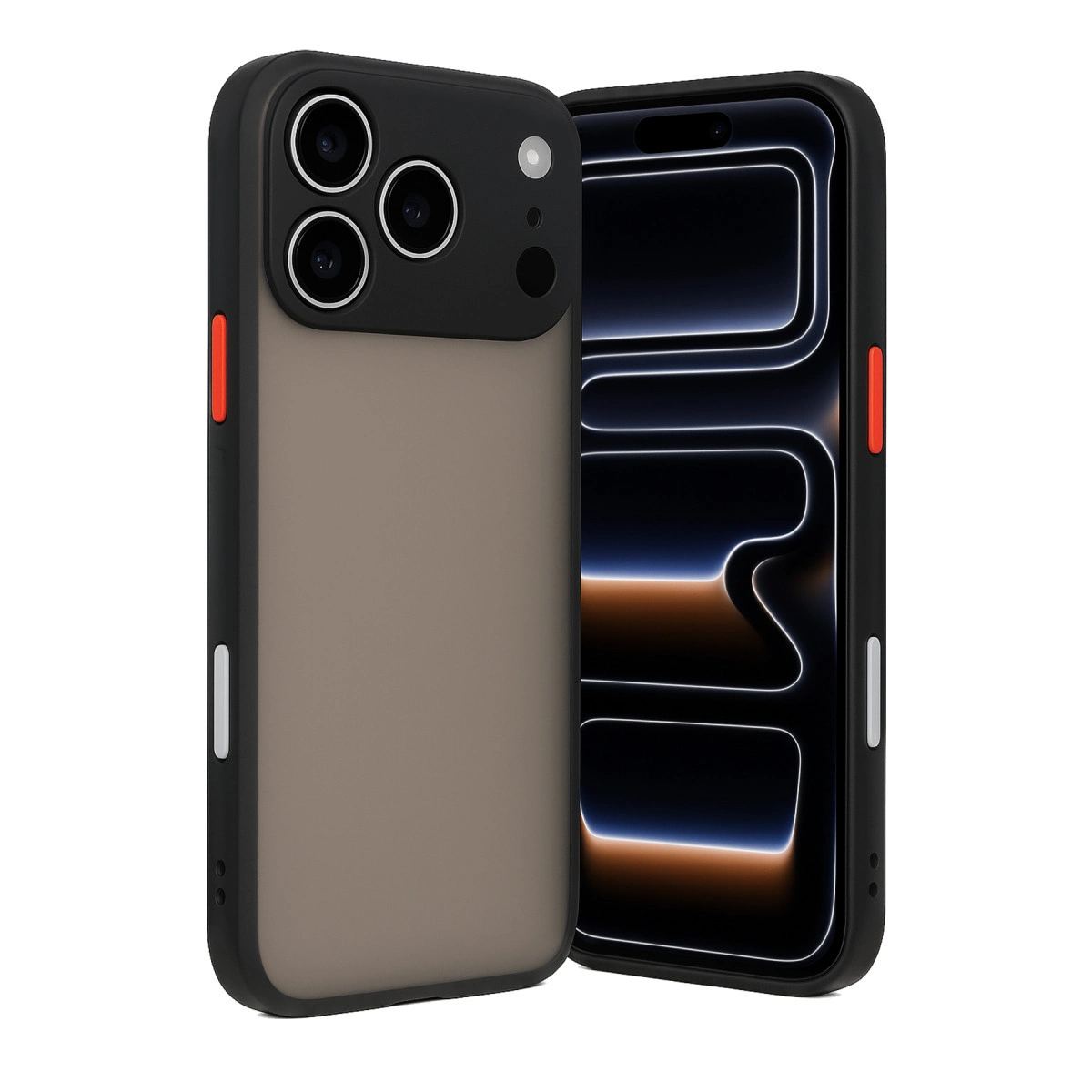 Apple İphone 17 Pro Max Kılıf Montreal Silikon Kapak - Siyah