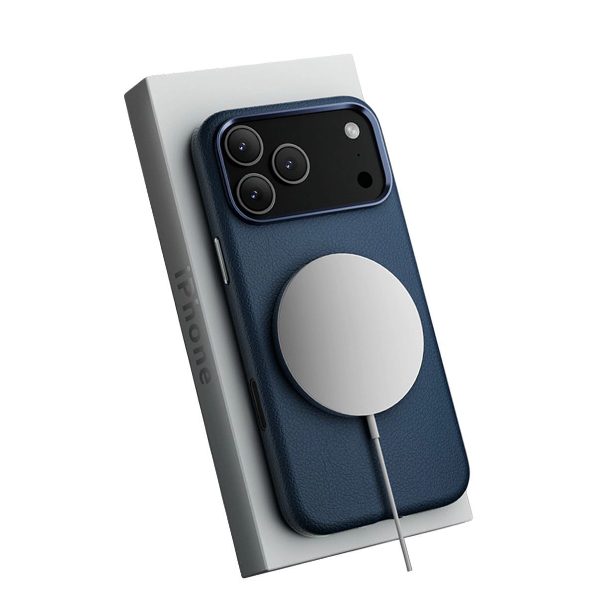 Joko Apple İphone 17 Pro Wonder Deri Magsafe Kapak - Lacivert