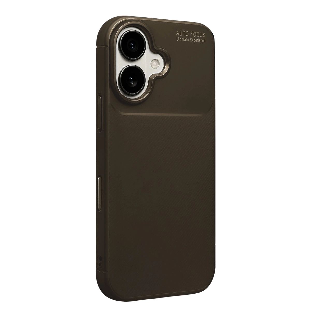 Apple İphone 17 Auto Focus Karbon Kapak - Kahverengi