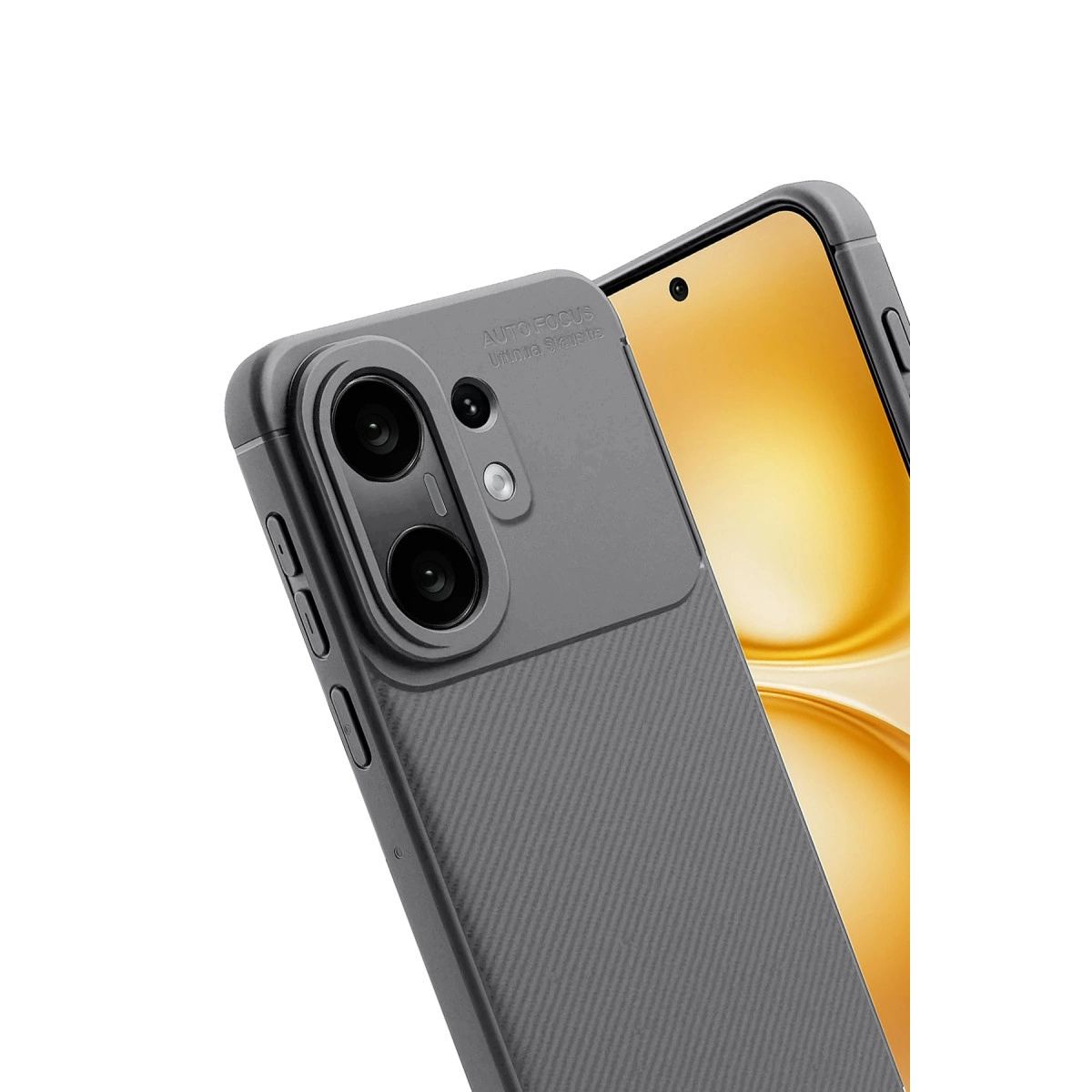 Vivo X200 Fe Auto Focus Karbon Kapak -gri