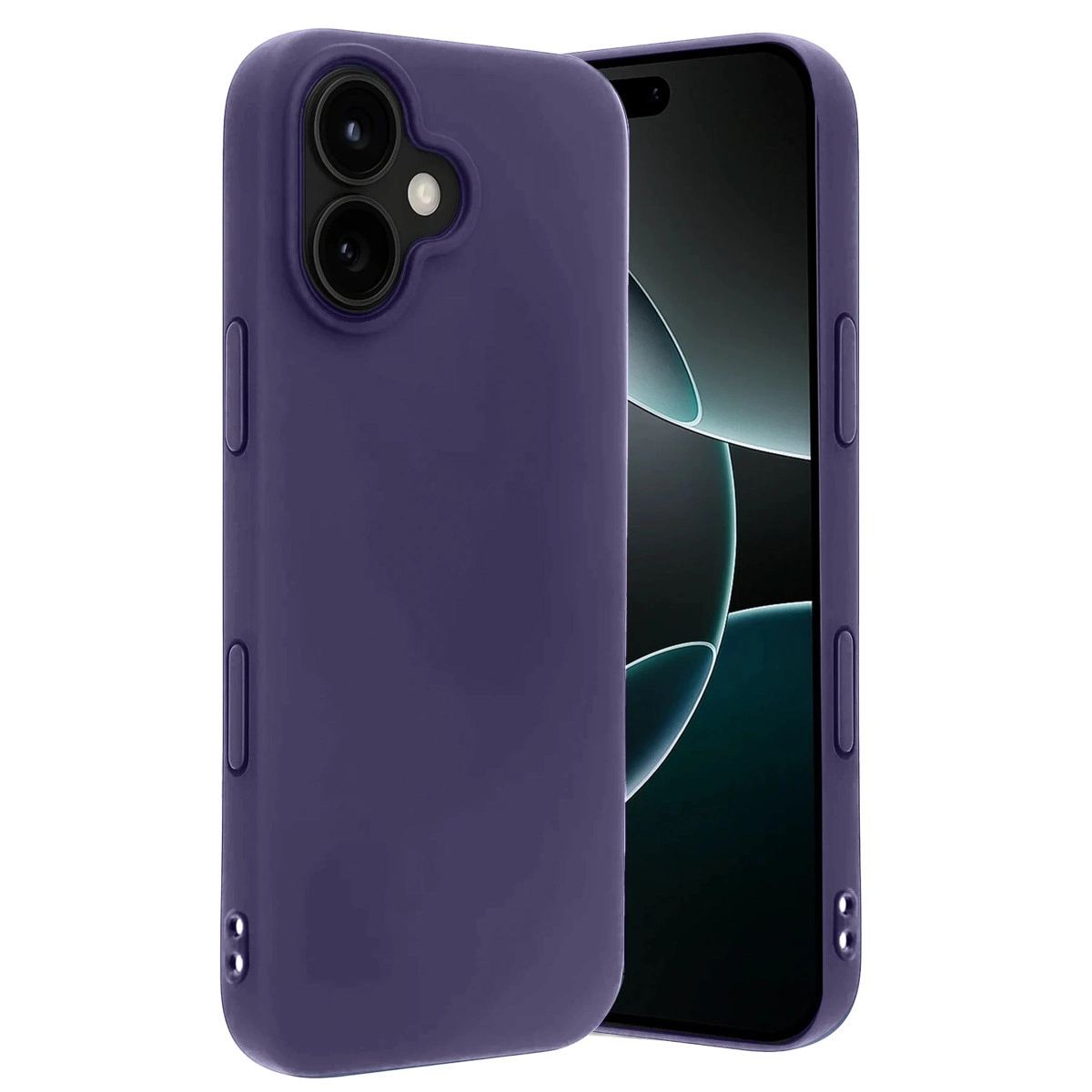 Apple İphone 17 First Silikon - Mürdüm