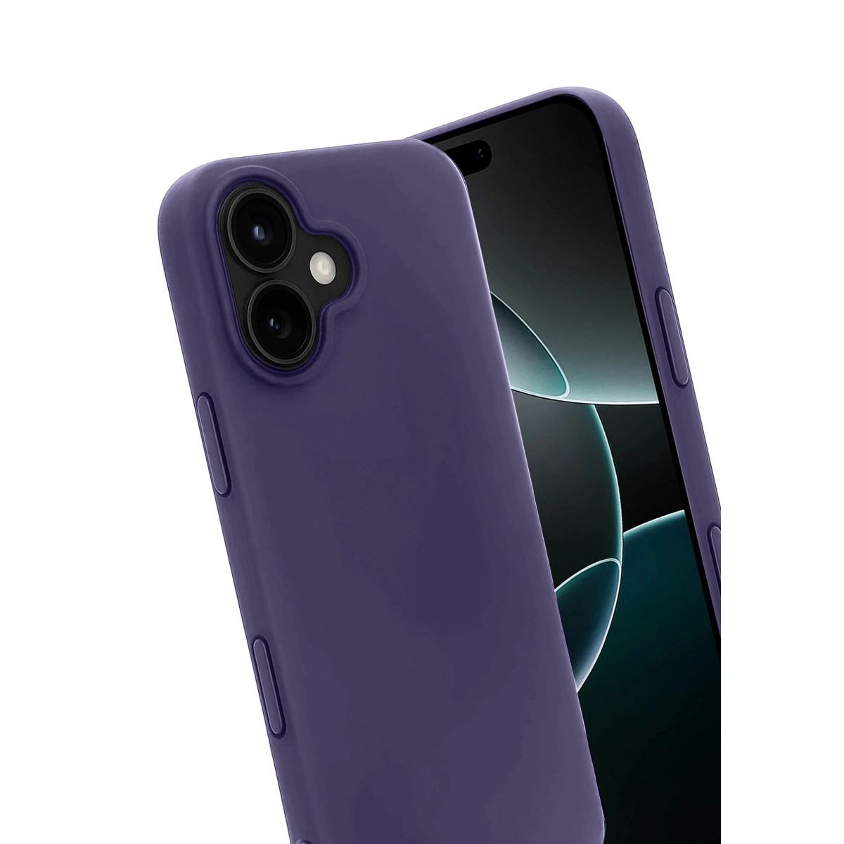 Apple İphone 17 First Silikon - Mürdüm