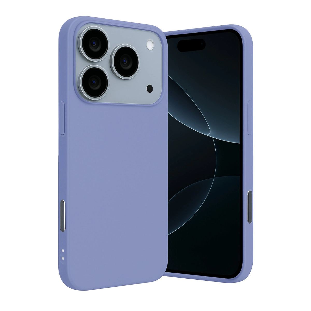 Apple İphone 17 Pro Nano İçi Kadife Silikon - Lila
