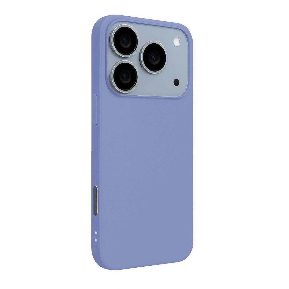 Apple İphone 17 Pro Nano İçi Kadife Silikon - Lila