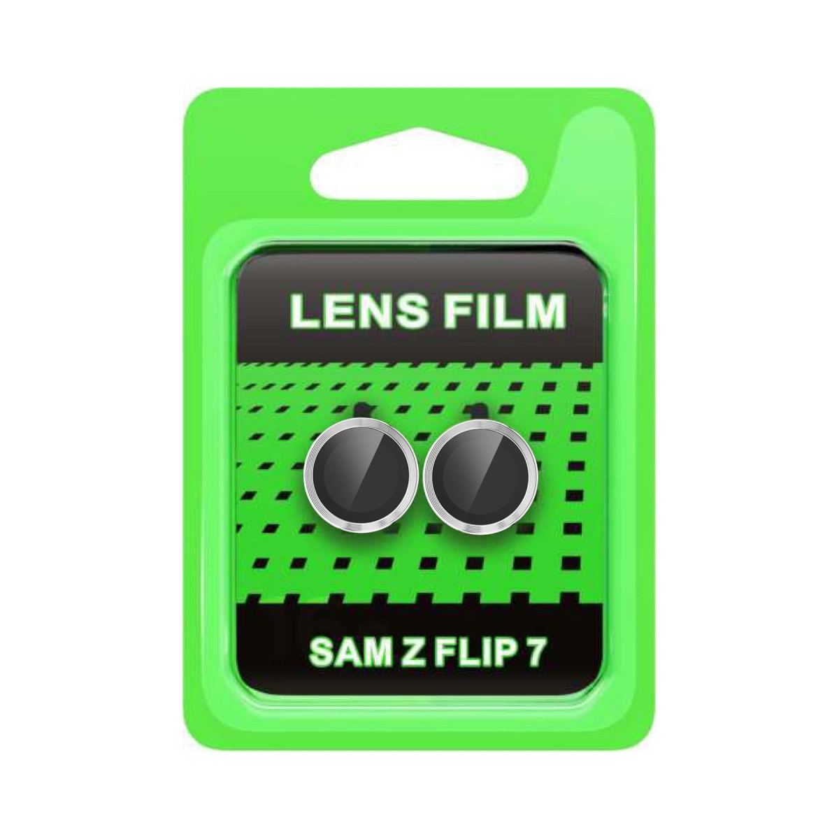 Samsung Galaxy Z Flip 7 Raze Metal Kamera Lens - Gümüş