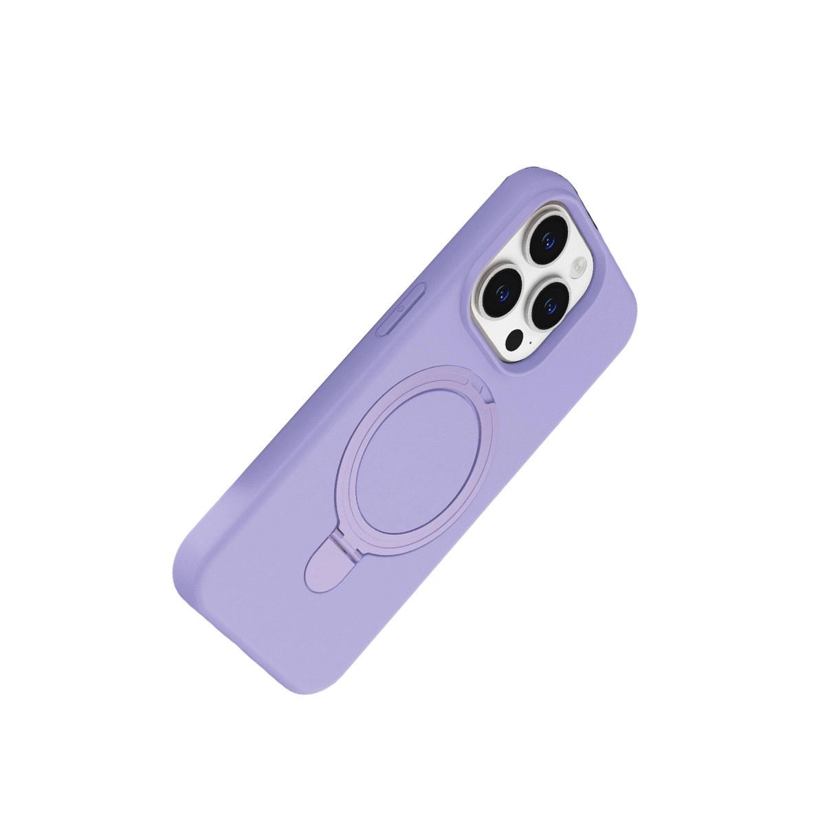Apple İphone 14 Pro Max Regal Magsafe Standlı Kapak - Lila