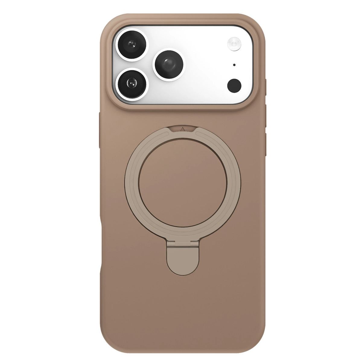 Apple İphone 17 Pro Regal Magsafe Standlı Kapak - Çöl Titanyum