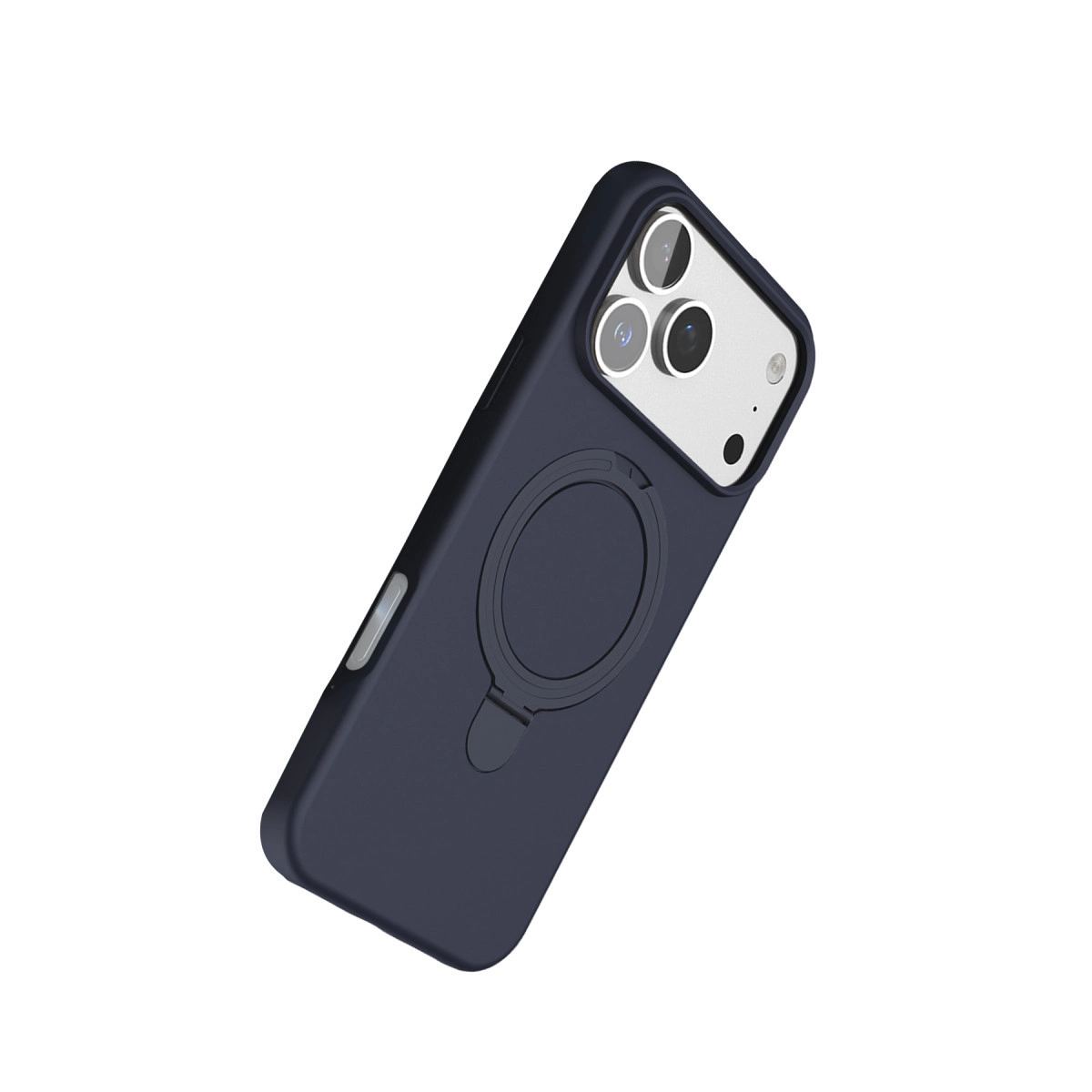 Apple İphone 17 Pro Max Regal Magsafe Standlı Kapak - Lacivert