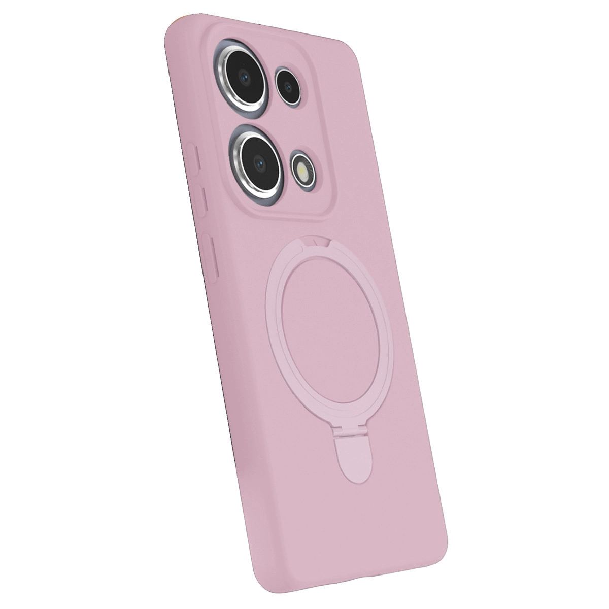 Xiaomi Redmi Note 13 Pro 4g Regal Magsafe Standlı Kapak - Açık Pembe