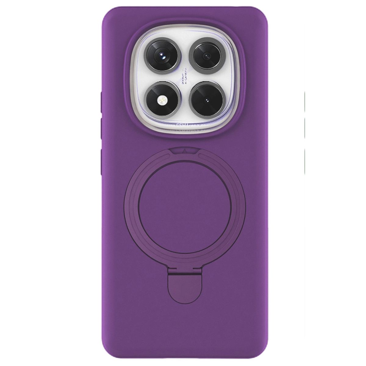 Xiaomi Redmi Note 14 Pro 4g Regal Magsafe Standlı Kapak - Derin Mor