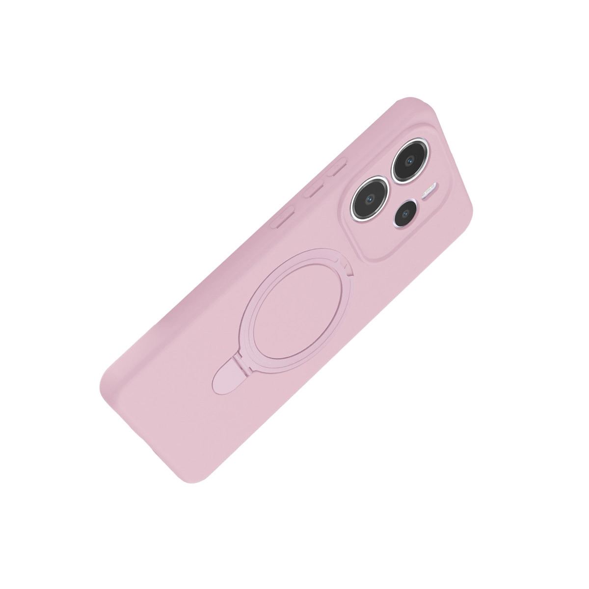 Xiaomi Redmi Note 14 4g Regal Magsafe Standlı Kapak - Açık Pembe