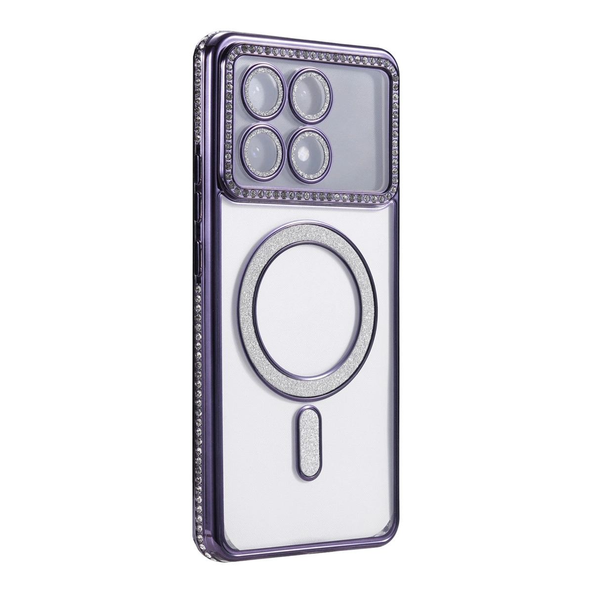 Xiaomi Poco X6 Pro Joke Simli Magneticsafe Kılıf - Derin Mor