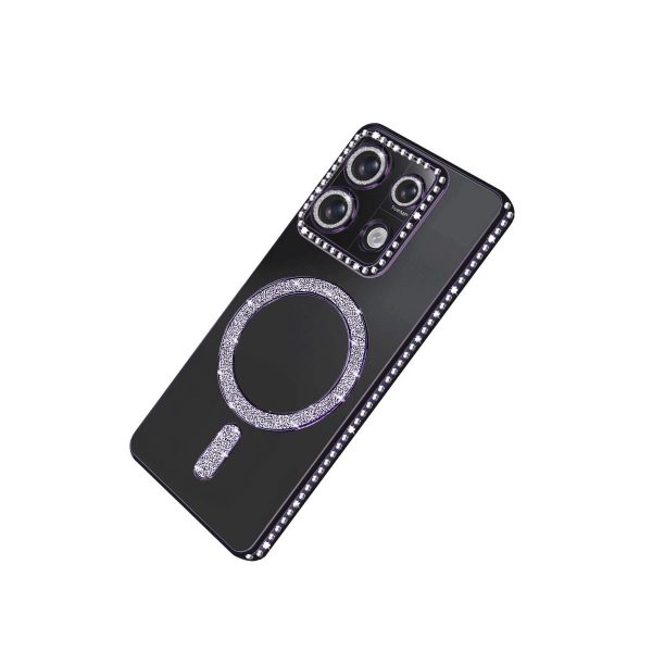 Xiaomi Redmi Note 13 Pro 4g Joke Simli Magneticsafe Kılıf - Derin Mor